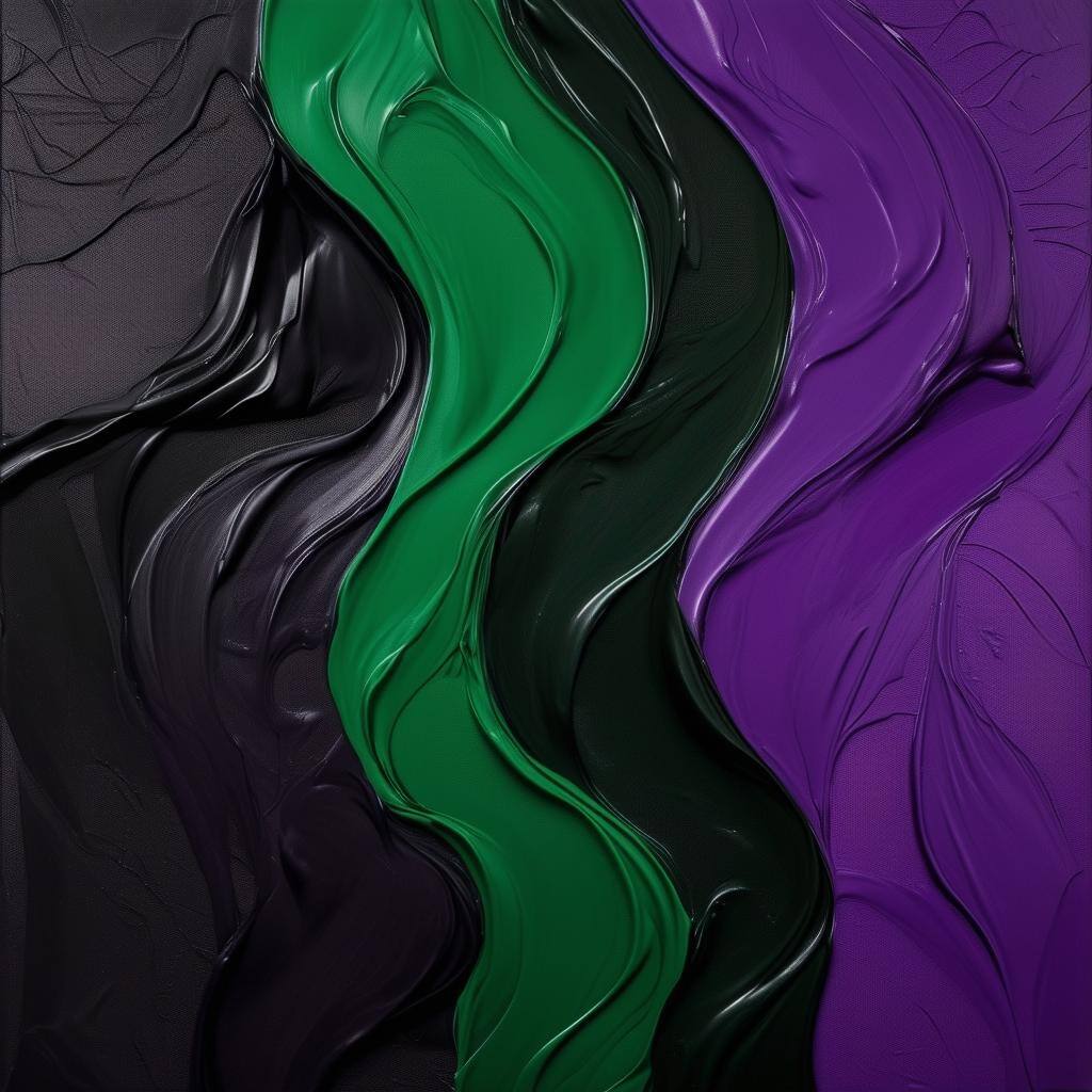 process, dark purple, dark green, black